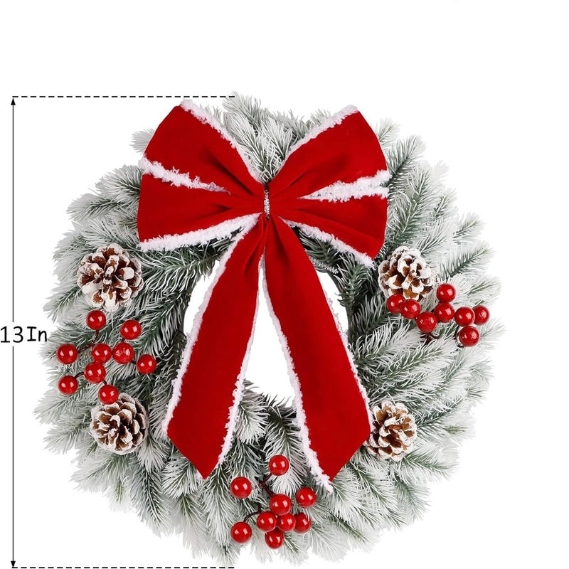 Mori Style Christmas Wreath Door Hanging for Home and Mall Window Decoration|Seasonal Decorations