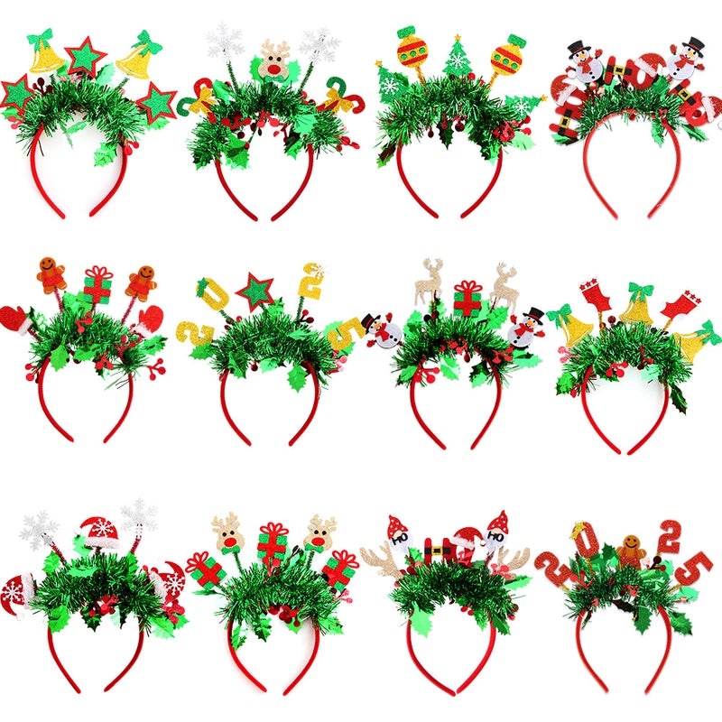 Christmas Cute IG Style Snowman & Elk Felt Hair Band Party Accessories|Holiday Hair Accessories