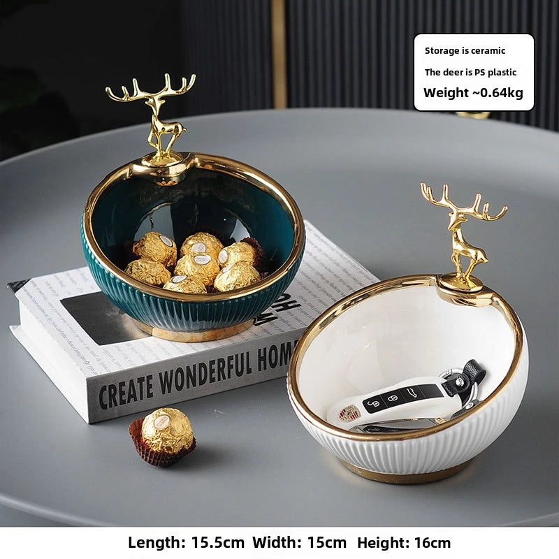 European Ceramic Soap Dish with Drainage | Bathroom Accessories