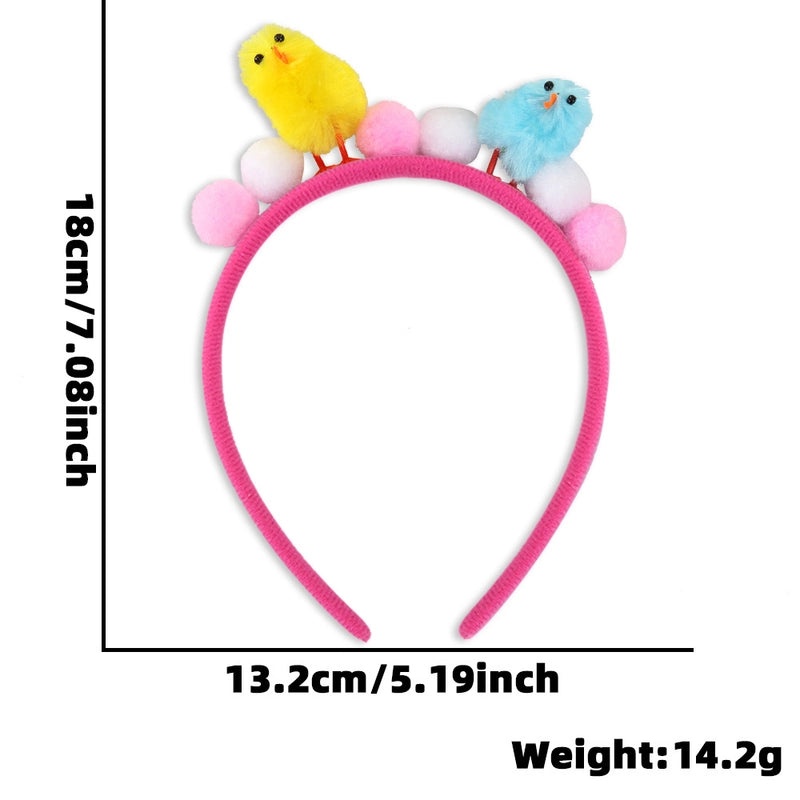 Easter Rabbit and Chick Hairball Headband Cute Party Festival Accessory 1 Piece|Party Supplies