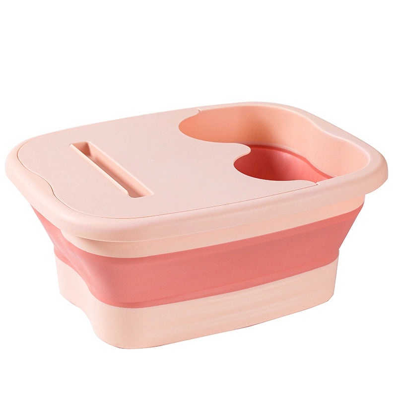 Minimalist Color Block Plastic Feet Washing Basin for Bathing | Bathroom Accessories