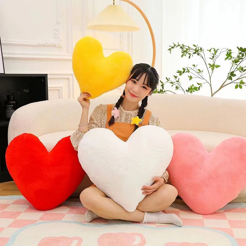 Valentine's Day Heart-Shaped Plush Stuffed Animals Soft PP Cotton Toys | Plush Toys & Stuffed Animals