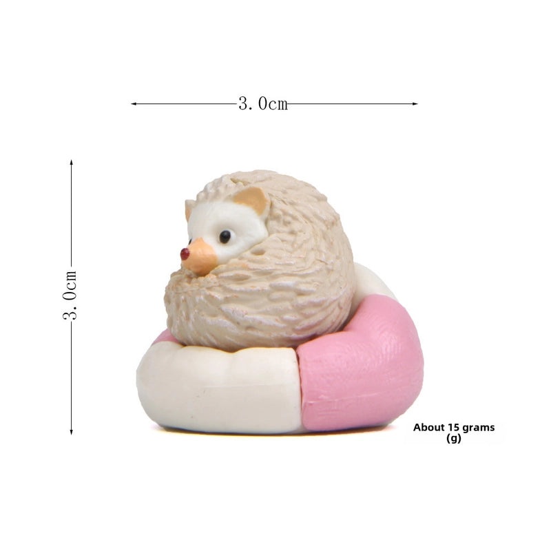 Miniature Sitting Hedgehog Sofa Doll DIY Home Garden Decor | Home & Garden Miniatures
