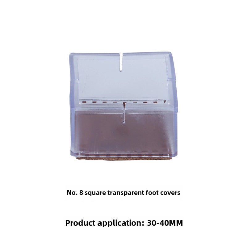 Transparent Silicone Non-Slip Table and Chair Leg Covers for Floor Protection and Longevity | Home & Living Accessories