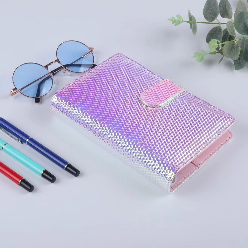 Solid Color Spiral Notebook with PU Leather Cover for School Learning|Stationery & Office Supplies