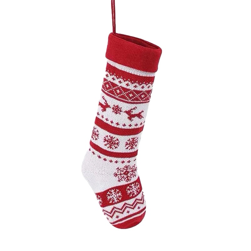 Cartoon Knitted Wool Christmas Socks Wall Hanging Pendant for Home Decoration|Home Decor
