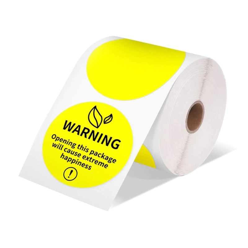 Phomemo Round Waterproof Thermal Label Paper Self-Adhesive Electronic Logistics Shipping Labels|打印耗材