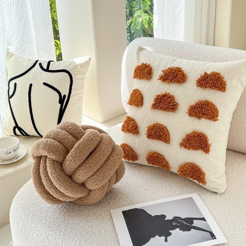 Modern Polyester Pillow Covers with Stylish Lines for Couch and Sofa Decor|Home Decor & Pillows