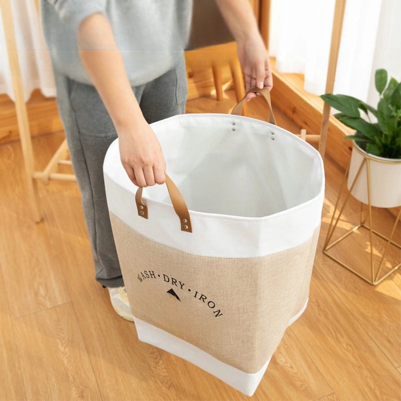 Foldable Laundry Basket Large Capacity Fabric Storage Bin for Clothes Toys Household Organizer|Home & Living Storage & Organization