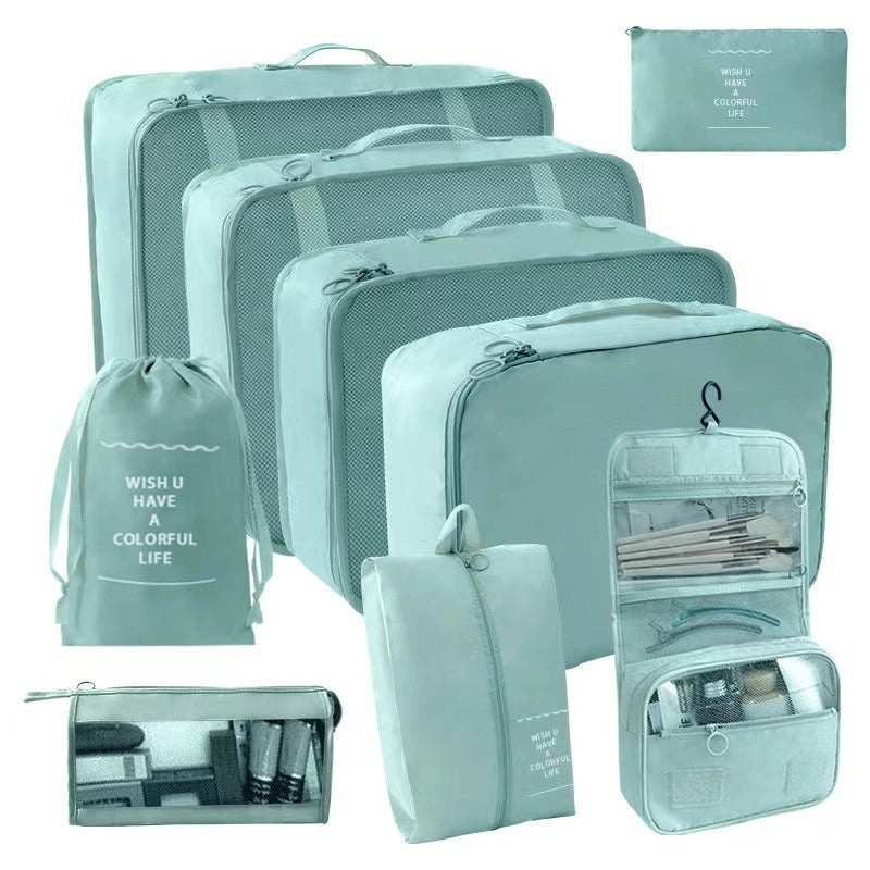 Travel Organizer Bag 9-Piece Set | Travel Accessories