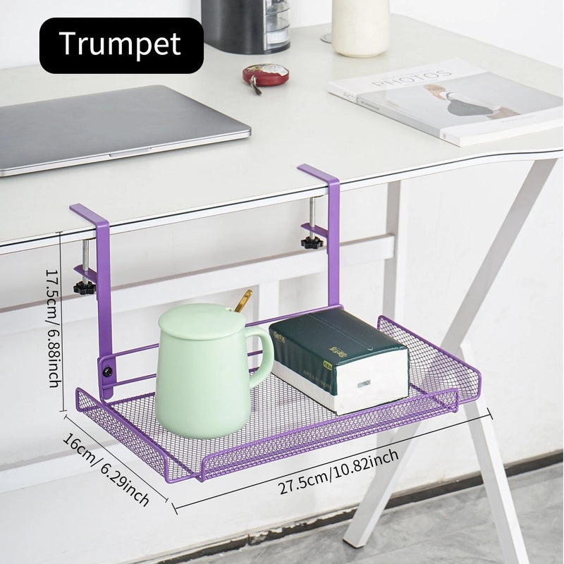 Minimalist Solid Color Carbon Steel Storage Rack for Home Organization|Home Storage & Organization