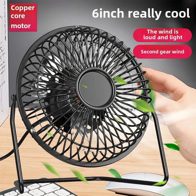 5-inch Mini USB Silent Electric Desktop Fan Compact Small Circulating Fan for Office and Home Use|Home & Office Fans