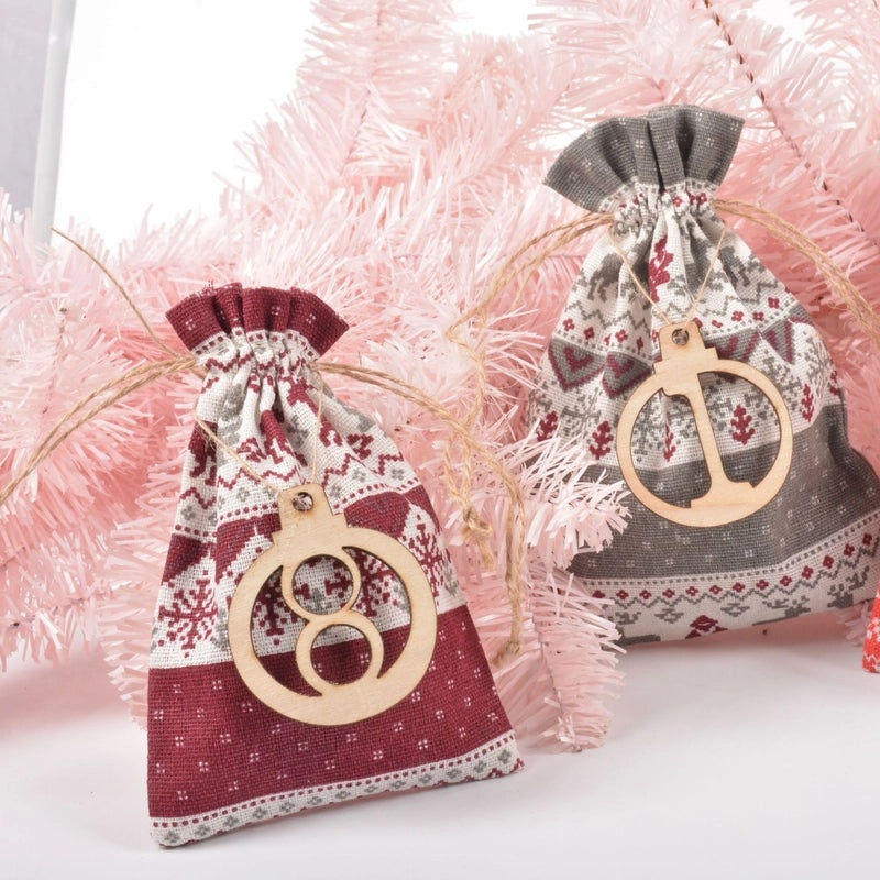 Ethnic Color Block Linen Fabric for Gift Wrapping|Gift Wrapping Supplies