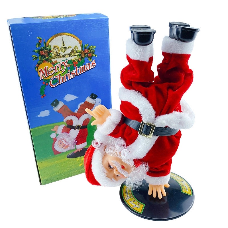 Christmas Fiber Optic Climbing Ladder Red White Double and Single with Santa Deer and Sleigh Decorations|Holiday Decorations