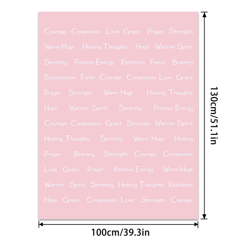 Cozy Polyester Letter Print Blanket for Couch and Sofa Decor | Home Textiles & Throws