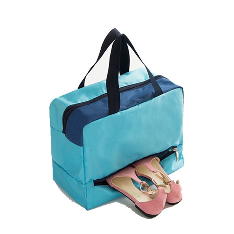 Waterproof Storage Bag with Dry and Wet Separation, Contrast Color Printing | Storage & Organization