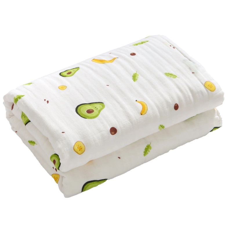 Newborn Cotton Six-layer Gauze Bath Towel Soft Baby Bath Swaddle Wrap|Baby Bath & Towels