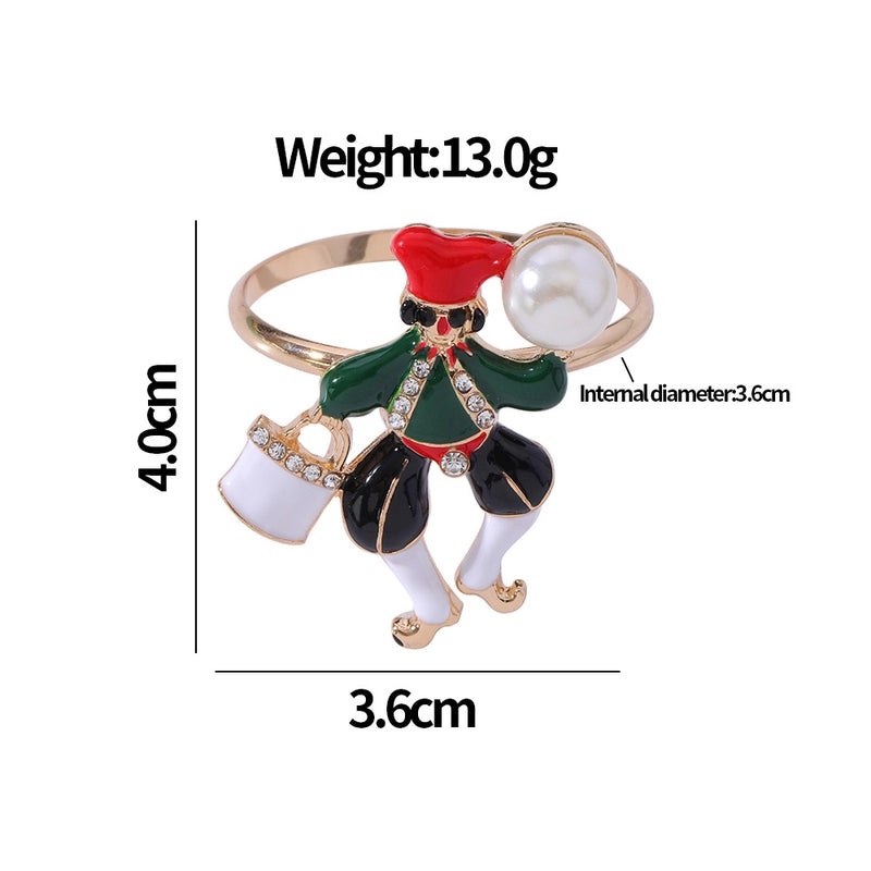 Christmas Cute Tree Santa Claus Elk Alloy Charm Ornament|Jewelry & Accessories