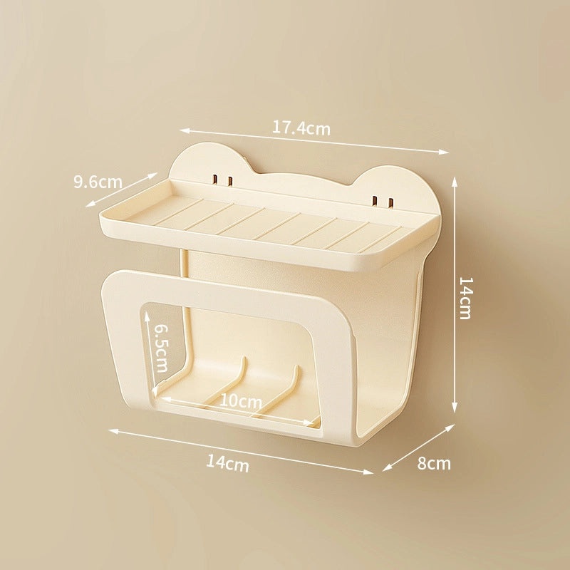 Minimalist Cartoon Style Solid Color ABS Tissue Box Holder|Home Decor & Accessories
