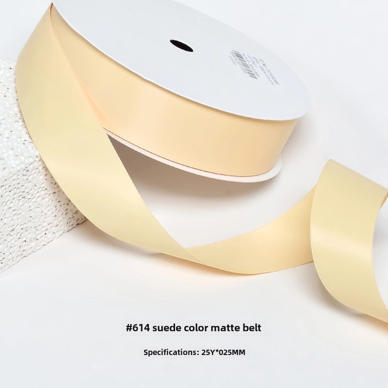 Yao Ming Han Style Milk Silk Ribbon Bow Hair Accessory Korean Full-matte Floral Packaging Belt|Hair Accessories