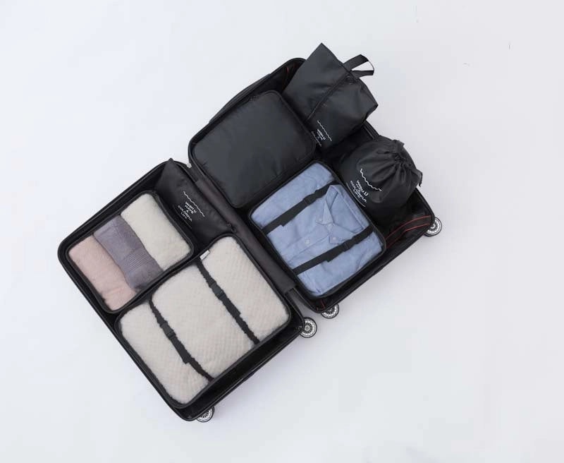 Travel Organizer Bag 9-Piece Set | Travel Accessories