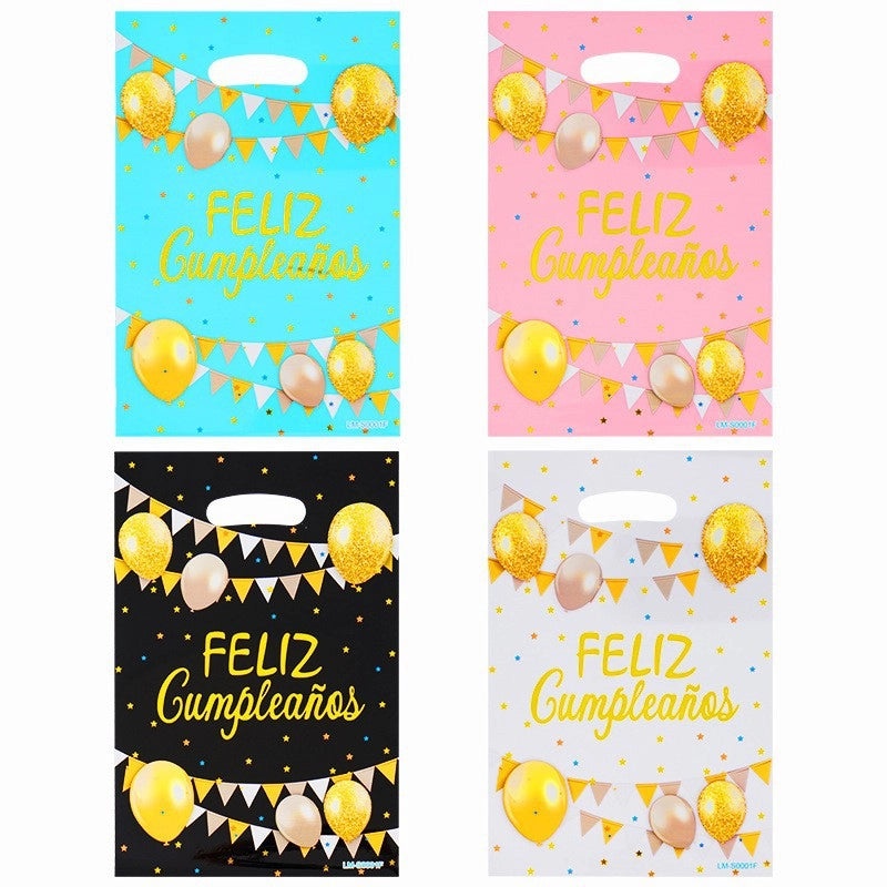 Modern Birthday Letter PET Party Gift Bags Wrapping Supplies|Party Supplies