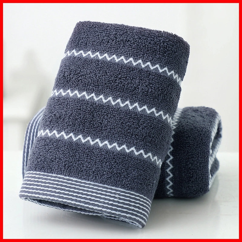 Thickened Cotton and Coral Fleece Face Towel Absorbent Soft Embroidered Logo Personalized Gift|Home & Living Towels