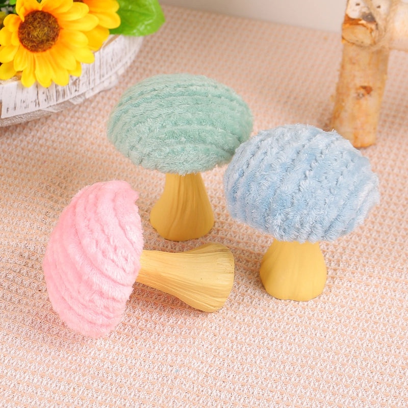 Minimalist Mushroom Plush Decorative Ornament Soft PP Cotton Gypsum Art Decoration|Home Decor