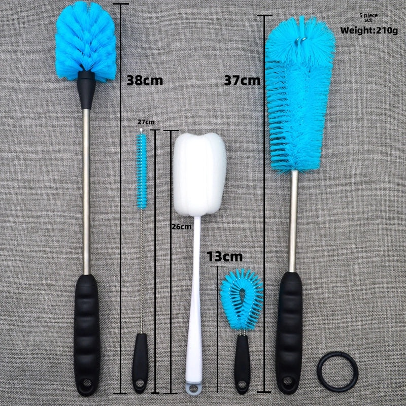 Bottle Cleaning Brush Set with Straw and Test Tube Brushes | Kitchen & Dining Tools