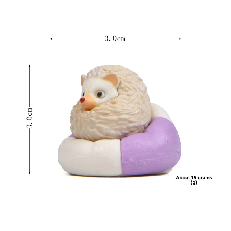 Miniature Sitting Hedgehog Sofa Doll DIY Home Garden Decor | Home & Garden Miniatures