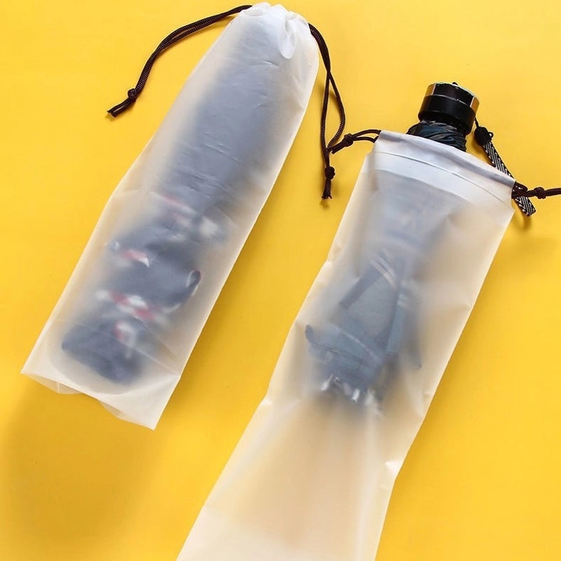 Simple Solid Color PEVA Storage Bag for Organizing Home Essentials|Storage & Organization