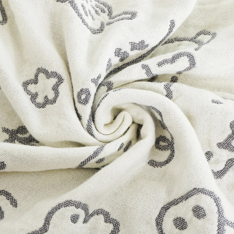 Cotton Gauze Pillow Towel Pair for Boys and Girls Cartoon Hijab Cushion Cover Four Seasons Use|Home Textiles