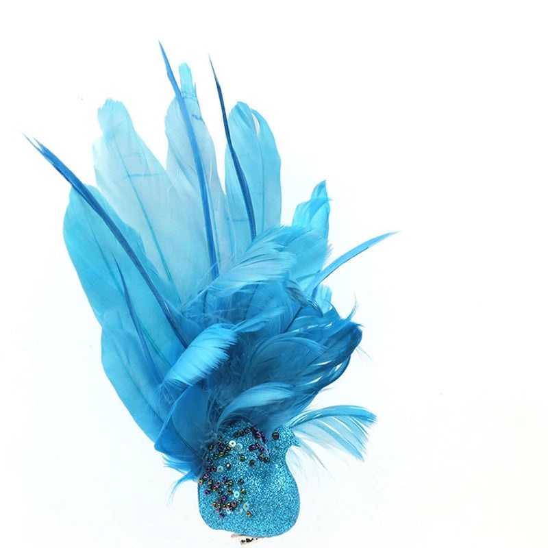 Holiday Peacock Feather Christmas Tree Ornament Pendant|Home Décor & Seasonal Decorations