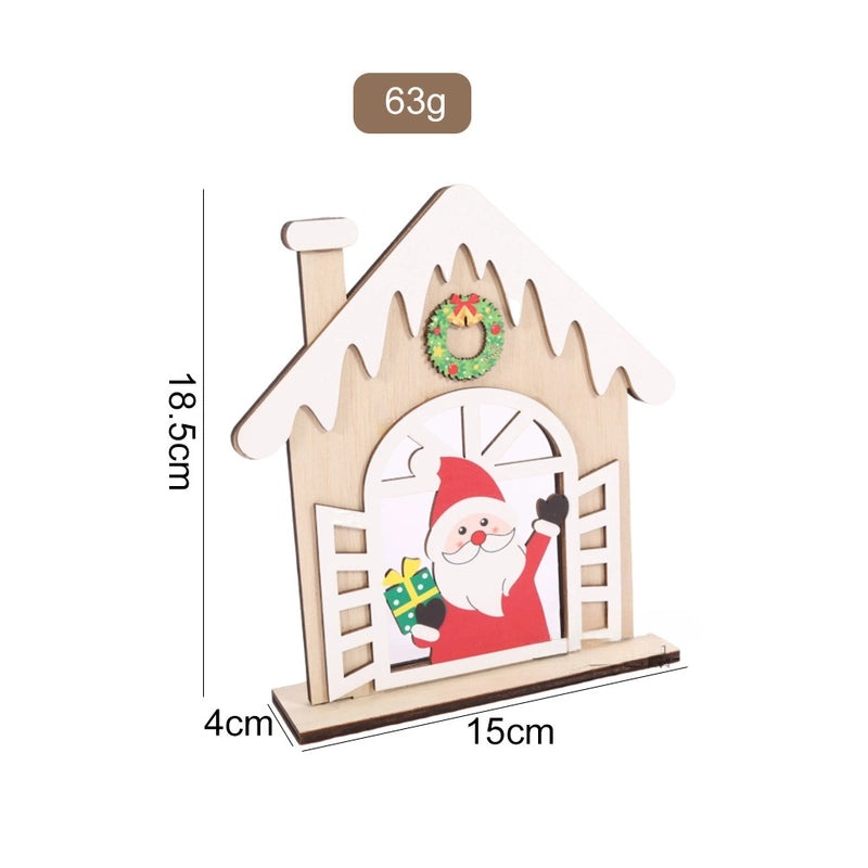 Christmas Minimalist Wood Boxwood Square Garden Home Decor Table Ornament|Home Decor