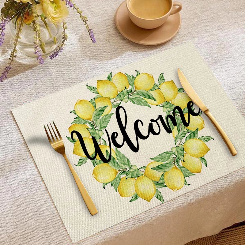 Elegant Nordic Linen Fruit Pattern Cushion Cover for Sofa and Couch | Home Decor Pillows & Cushions