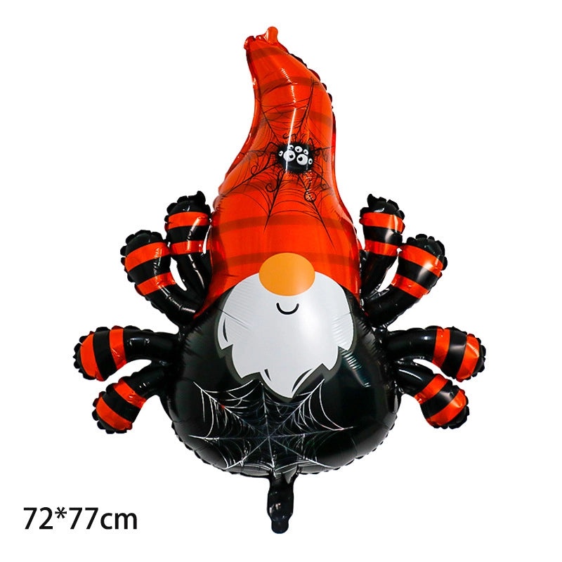 Halloween Hip-Hop Ghost Pattern Aluminum Foil Balloons for Party Festival Decoration|Party Supplies Balloons