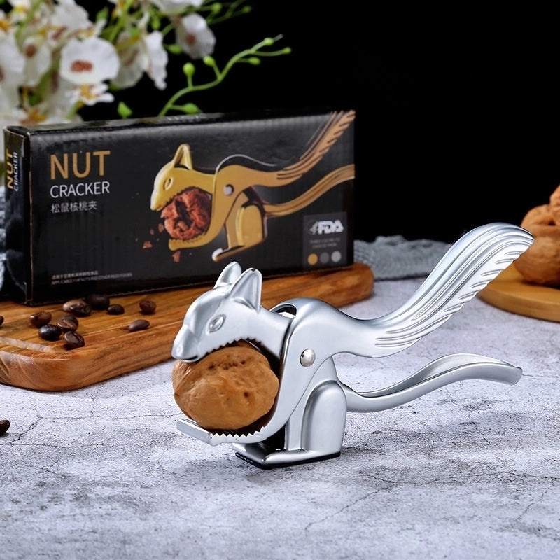 Squirrel Walnut Cracker Multifunctional Zinc Alloy Nut Shell Opener Pliers Nut Clip | Kitchen Tools & Gadgets