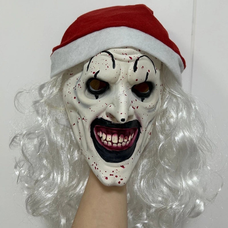 Gothic Halloween Clown Emulsion Mask for Festival Party | Halloween Masks & Party Accessories