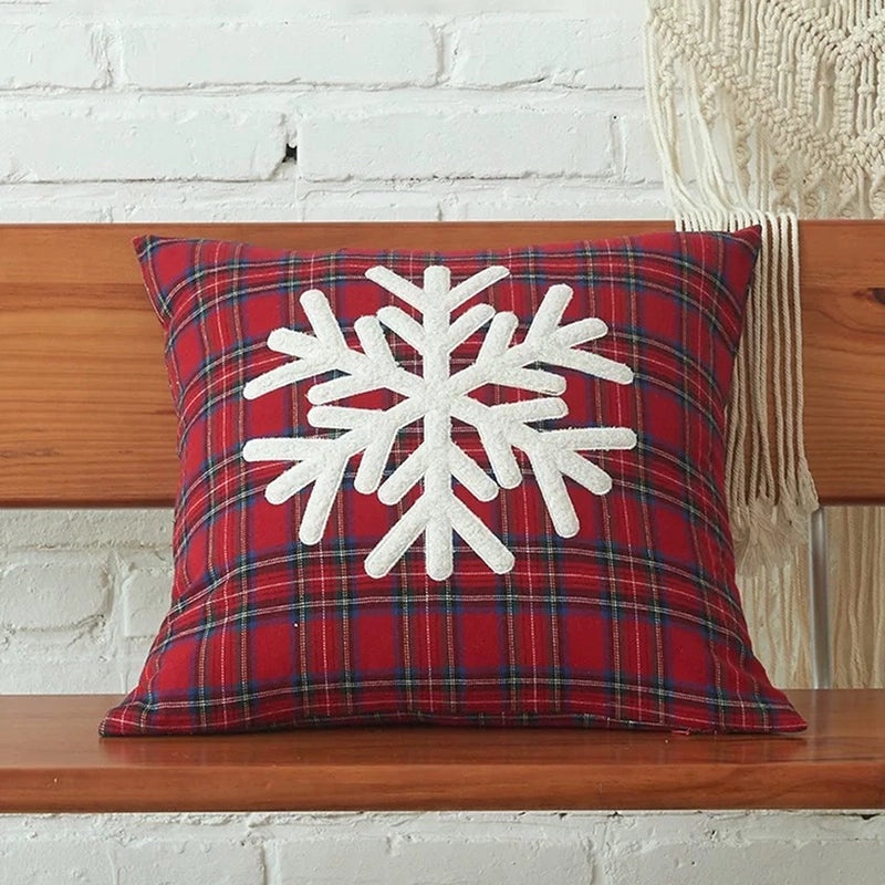 Nordic Christmas Tree Polyester Throw Pillow Cover for Couch Sofa Decor|Home Decor Pillows