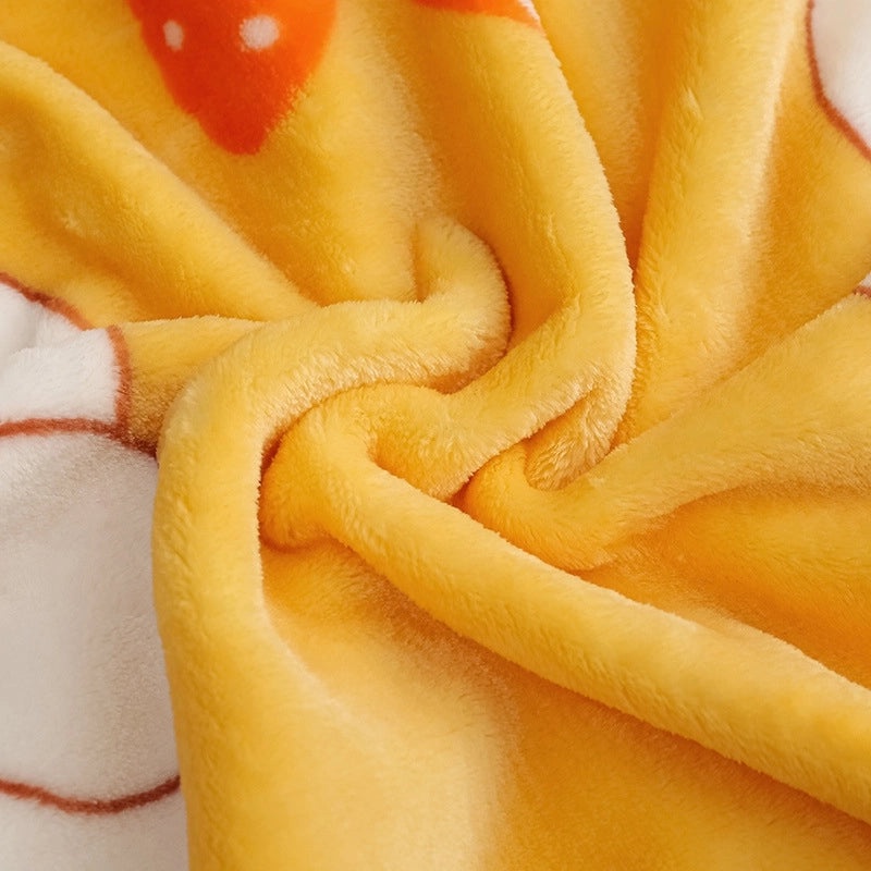 Thickened Autumn Winter Fleece Blanket Soft Coral Flannel Throw Air-conditioning Quilt Gift|Home & Living Bedding Blankets
