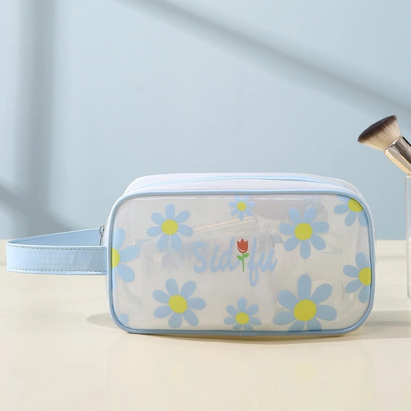 Korean Style Floral Butterfly PVC Pouch|Accessories Storage Bags