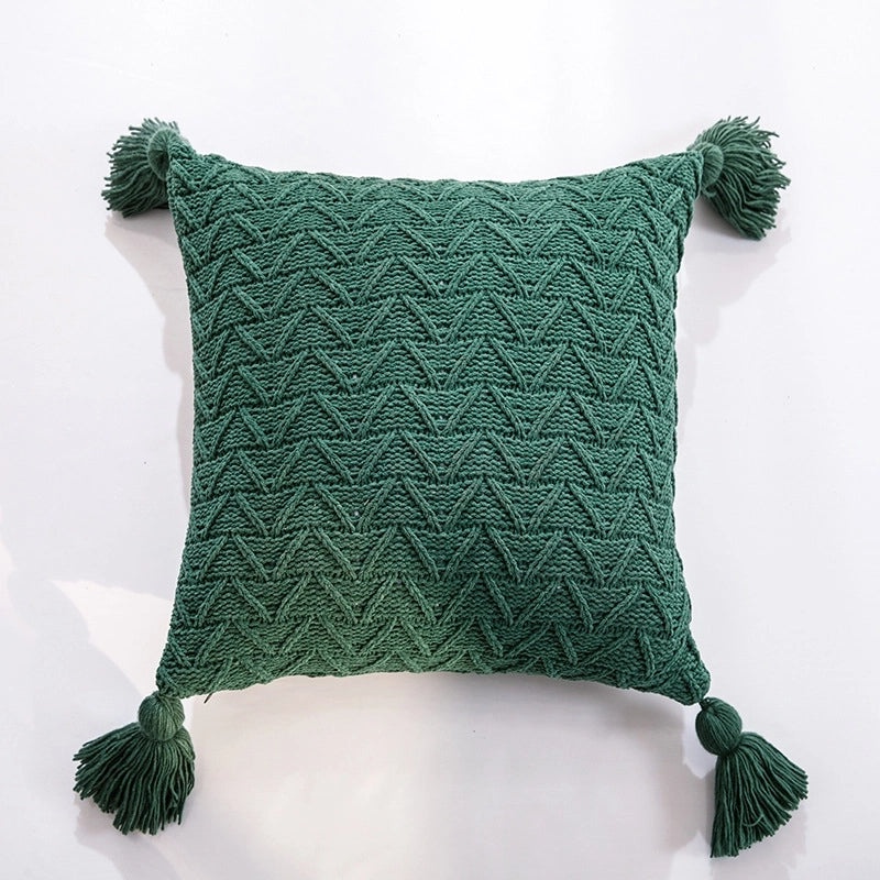 Simple Solid Color Polyester Pillow Covers|Home Decor & Bedding Accessories