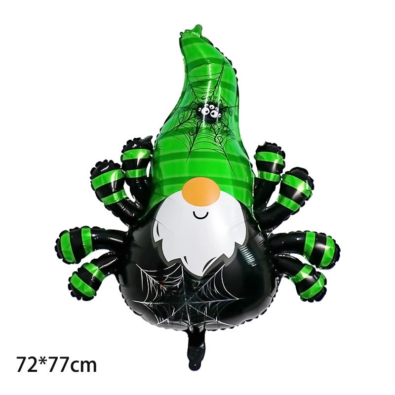 Halloween Hip-Hop Ghost Pattern Aluminum Foil Balloons for Party Festival Decoration|Party Supplies Balloons