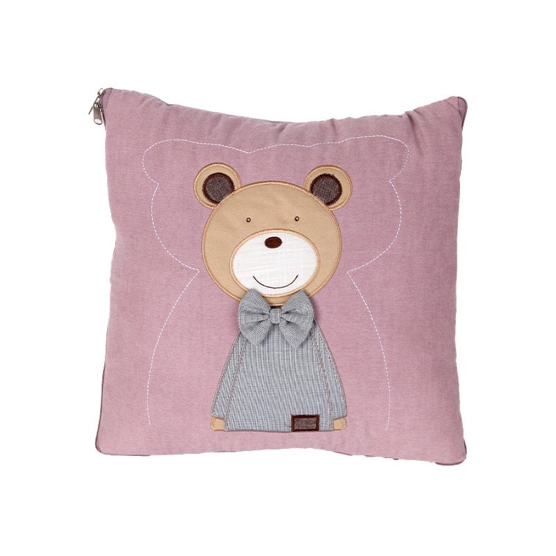 Cartoon House Pillow Quilt Multifunctional Dual-use Blanket and Pillow Two-in-One Soft Cozy Bedding|Home Textiles & Bedding