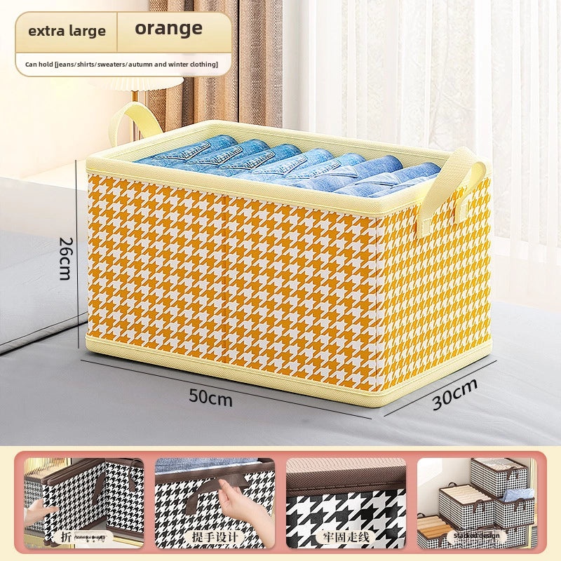 Foldable Fabric Clothes Storage Box for Home and Dormitory | Storage & Organization