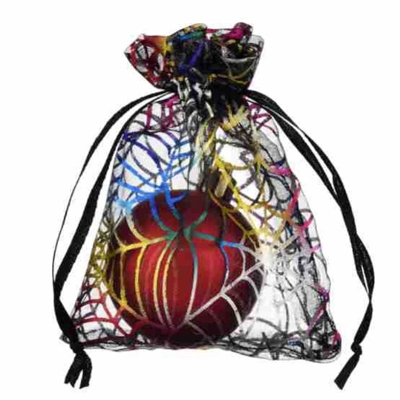 Halloween Spider Web Bat Skull Gift Bags Gauze Party Supplies Christmas Festival Wrapping|Party Supplies