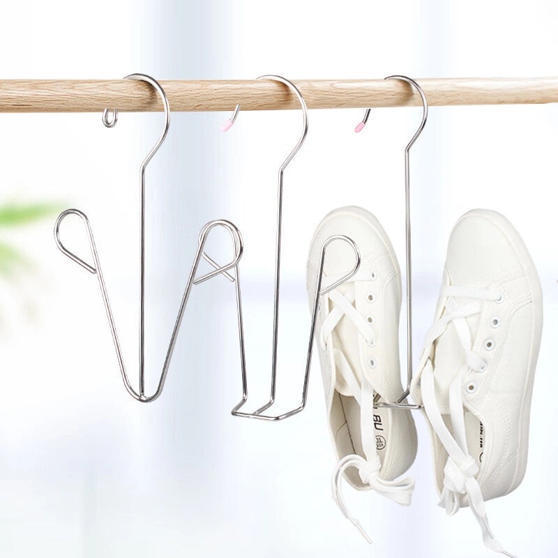 Stainless Steel Multifunctional Shoe Drying Rack for Home Balcony Dormitory | Home & Garden Storage & Organization