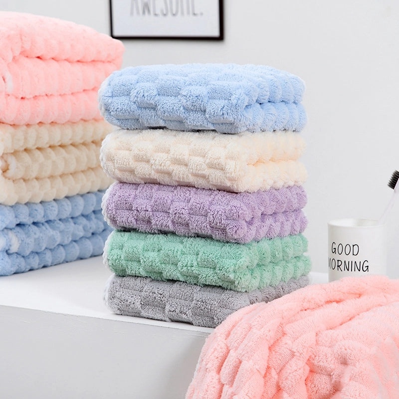 Quick-Dry Cloud Pattern Hair Drying Towel Hat Women's Wearable Thick Absorbent Bath Towel|Personal Care Accessories