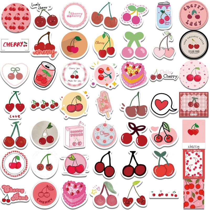 Charming Cherry Letter PVC Accessories Set|Jewelry & Accessories