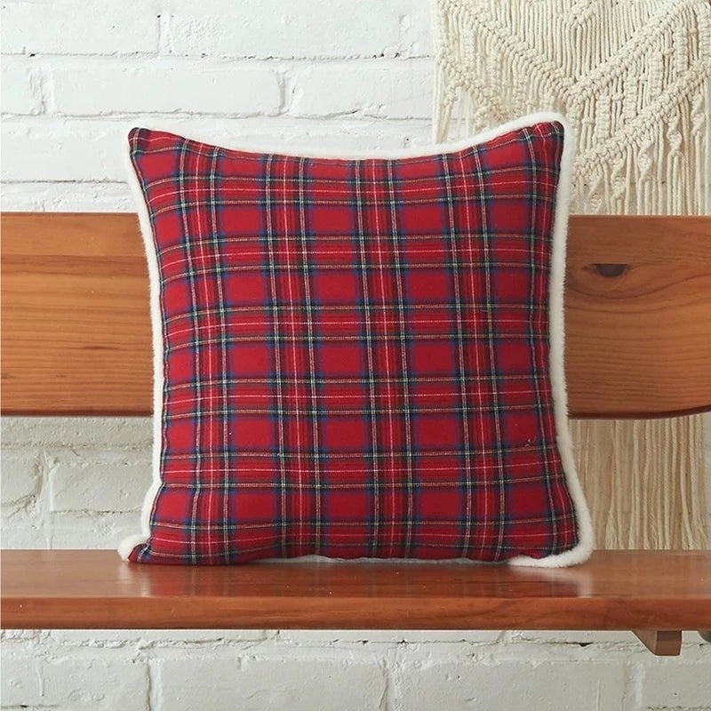 Nordic Christmas Tree Polyester Throw Pillow Cover for Couch Sofa Decor|Home Decor Pillows